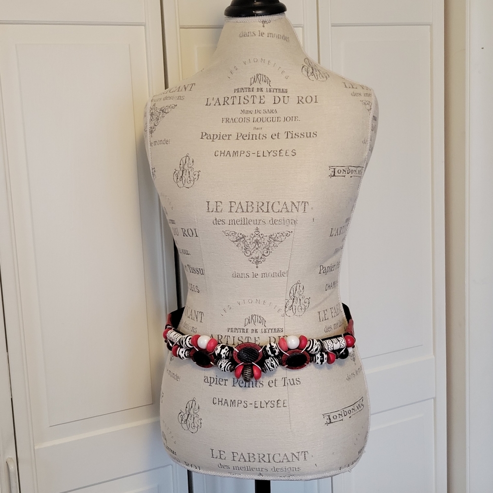 Vintage J. Yves Elliott Beaded Belt - Picture 4 of 16